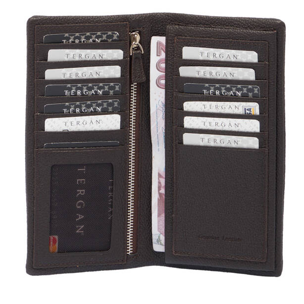 Kahverengi Deri Erkek Cüzdan - S1CE00001631-U5H - Tergan