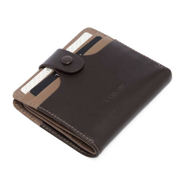 Kahverengi Deri Erkek Cüzdan - S1CE00001652-U9D 