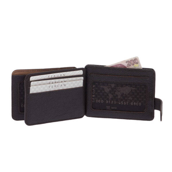 Kahverengi Hakiki Deri Erkek Cüzdan - S1CE00001658-A7P - 3