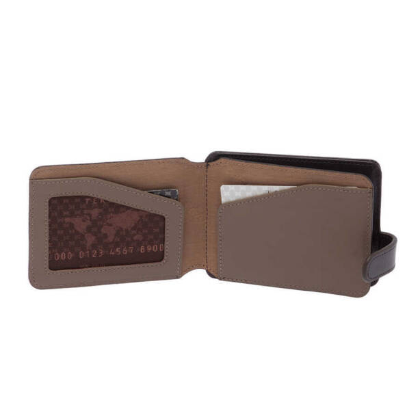 Kahverengi Hakiki Deri Erkek Cüzdan - S1CE00001658-A8K - 2