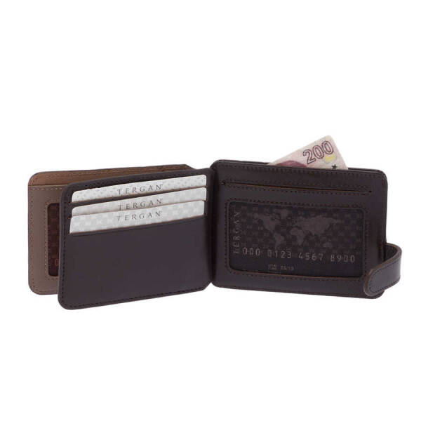 Kahverengi Hakiki Deri Erkek Cüzdan - S1CE00001658-A8K - 3