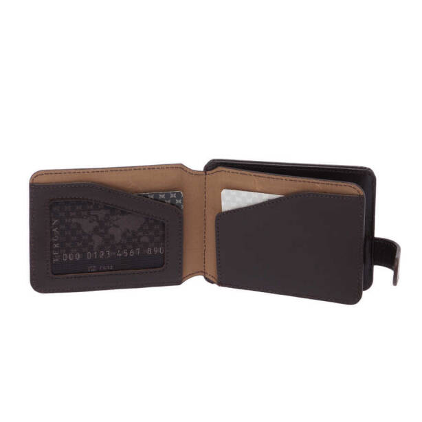 Kahverengi Hakiki Deri Erkek Cüzdan - S1CE00001658-B07 - 2