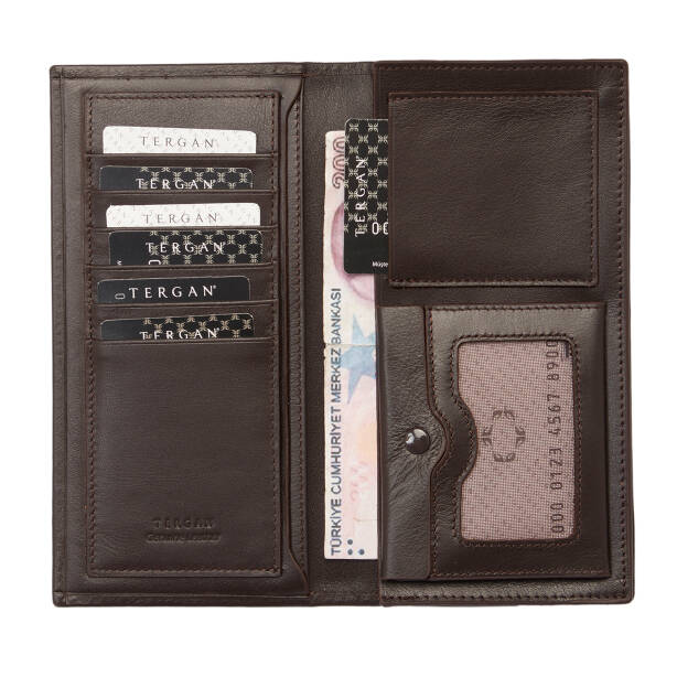 Kahverengi Deri Erkek Cüzdan - S1CE00001668-D38 - 2