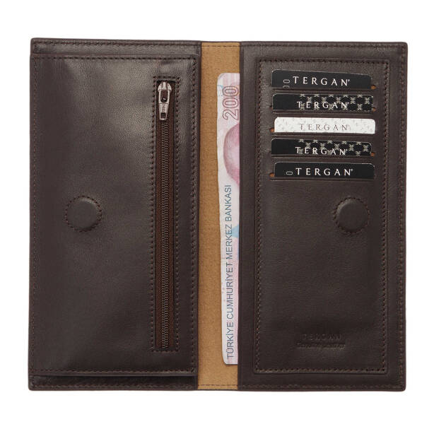 Kahverengi Deri Erkek Cüzdan - S1CE00001669-D38 - 2