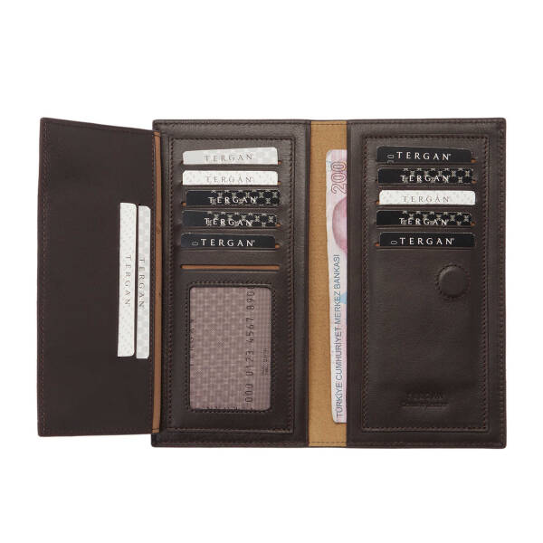 Kahverengi Deri Erkek Cüzdan - S1CE00001669-D38 - 3