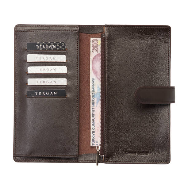 Kahverengi Deri Erkek Cüzdan - S1CE00001670-B07 - 2