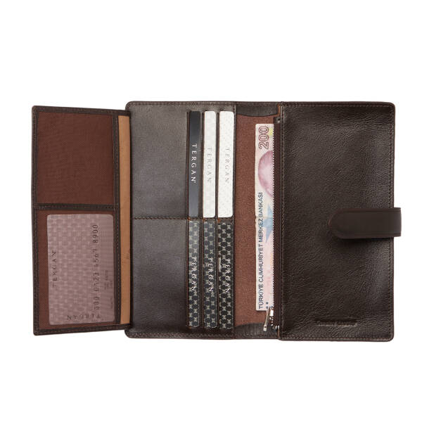 Kahverengi Deri Erkek Cüzdan - S1CE00001670-B07 - 3
