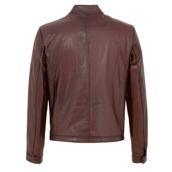 Kahverengi Deri Erkek Deri Mont - E22BDM310382-R4W - 4