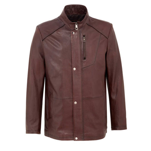 Kahverengi Deri Erkek Deri Mont - E22BDM310400-R4W 