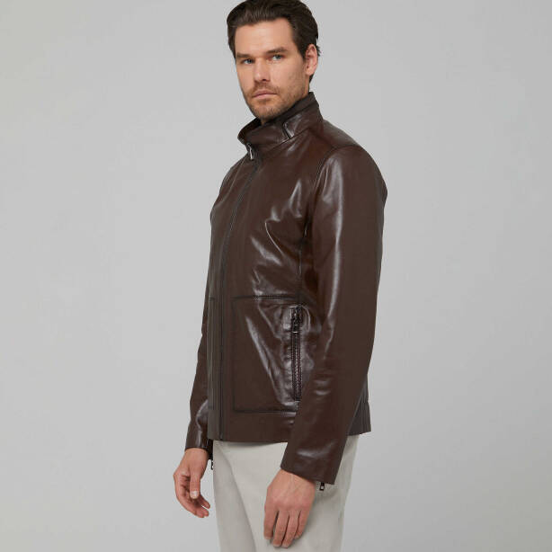 Kahverengi Deri Erkek Deri Mont - E22IDM310246-Q4Q - 2