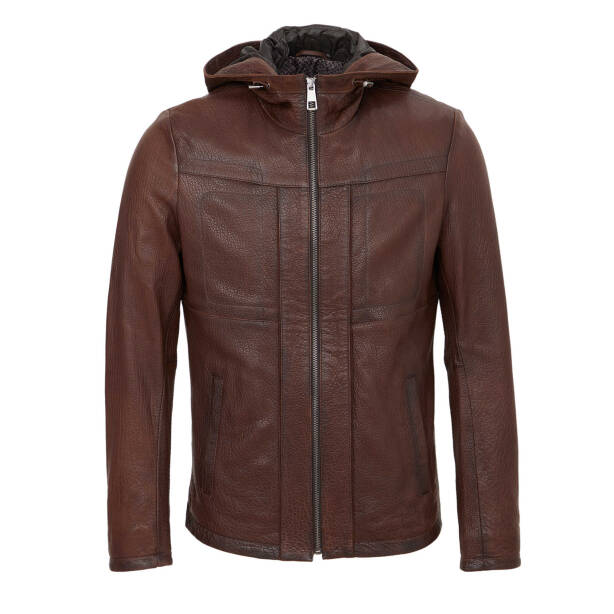 Kahverengi Deri Erkek Deri Mont - E22KDM310328-R4W 