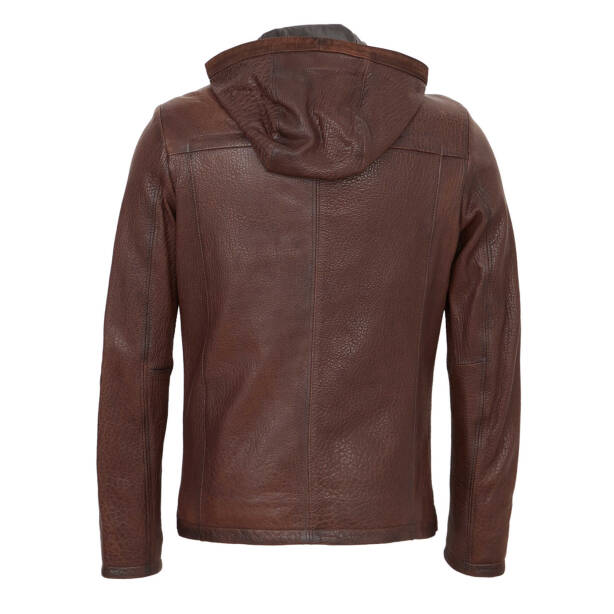 Kahverengi Deri Erkek Deri Mont - E22KDM310328-R4W - 4