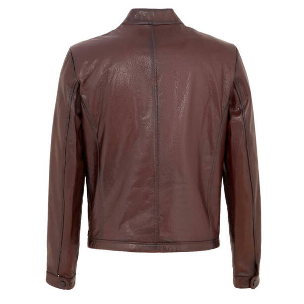 Kahverengi Deri Erkek Deri Mont - E22KDM310381-R4W - 4