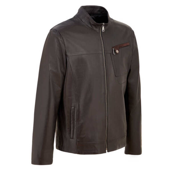 Kahverengi Deri Erkek Deri Mont - E22KDM310387-Q3I - 2