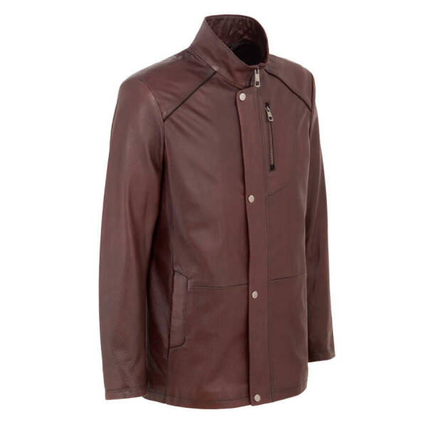 Kahverengi Deri Erkek Deri Mont - E22KDM310399-R4W - 2