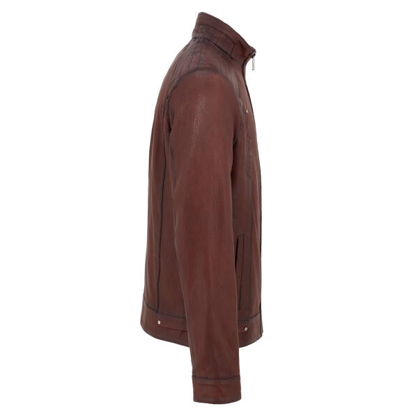 Kahverengi Deri Erkek Deri Mont - E23BDM310454-R4W - 3