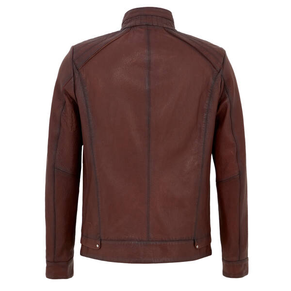 Kahverengi Deri Erkek Deri Mont - E23BDM310454-R4W - 4