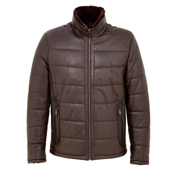 Kahverengi Deri Erkek Deri Mont - E23BDM310466-Q3I 