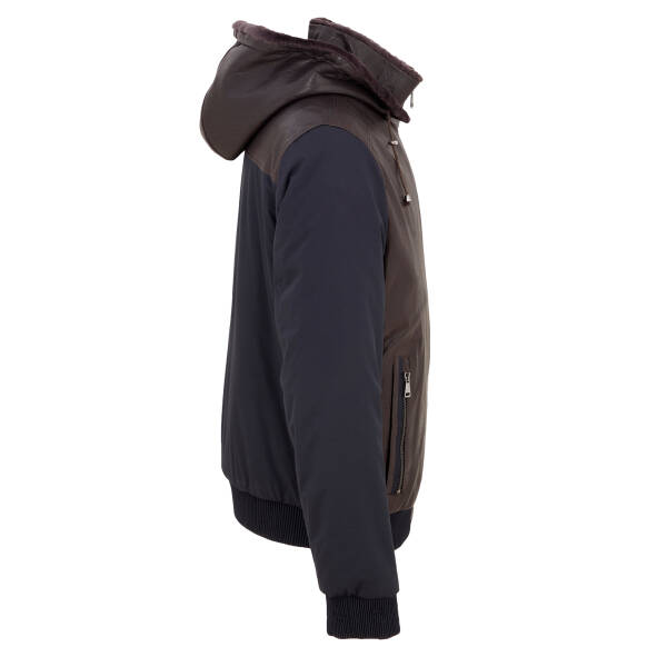 Kahverengi Deri Erkek Deri Mont - E23BKM310460-Q9T - 3