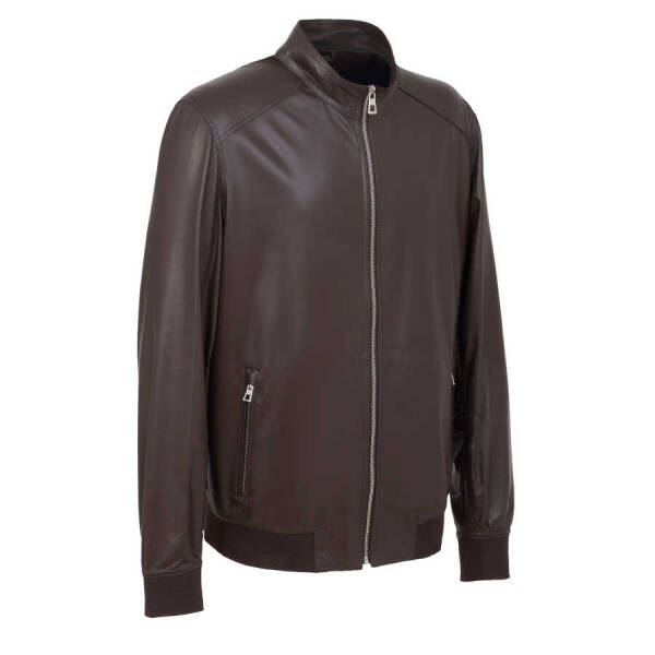 Kahverengi Deri Erkek Deri Mont - E23IDM310445-Q4Q - 2