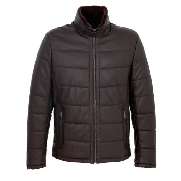 Kahverengi Deri Erkek Deri Mont - E23KDM310465-Q3I 