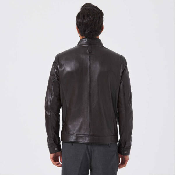 Kahverengi Deri Erkek Deri Mont - E23KDM310490-Q3V - 3