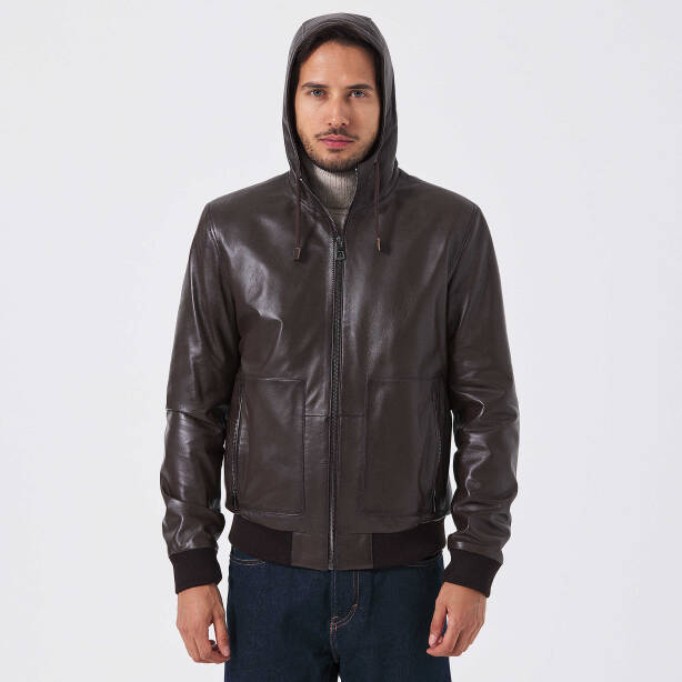 Kahverengi Deri Erkek Deri Mont - E23KDM310502-Q3V - 4