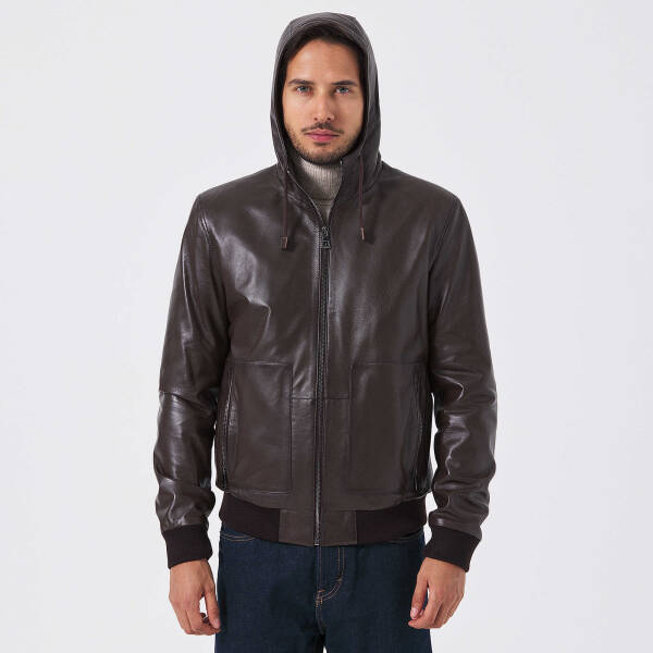 Kahverengi Deri Erkek Deri Mont - E23KDM310502-Q3V - 4