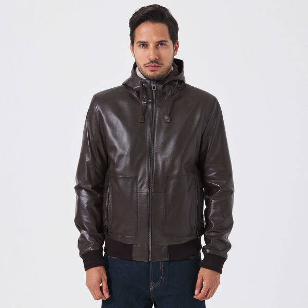 Kahverengi Deri Erkek Deri Mont - E23KDM310502-Q3V - 1