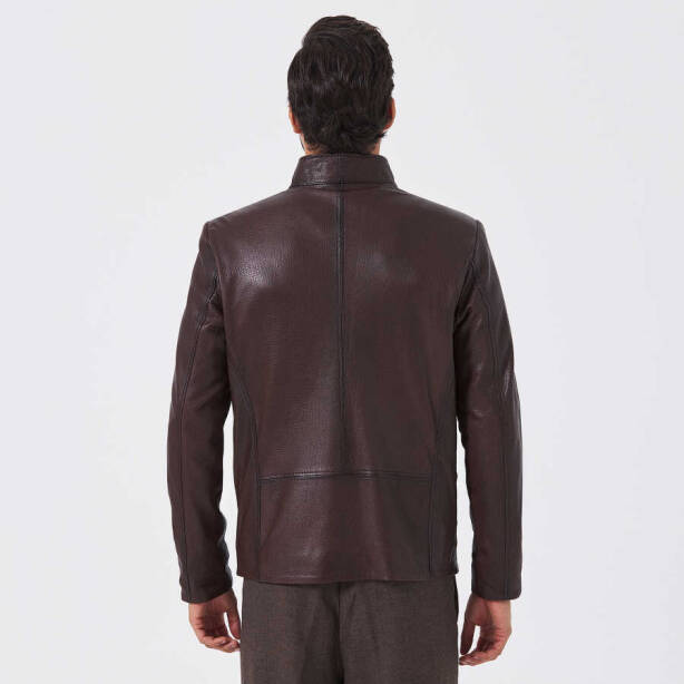 Kahverengi Deri Erkek Deri Mont - E23KDM310504-R4W - 3