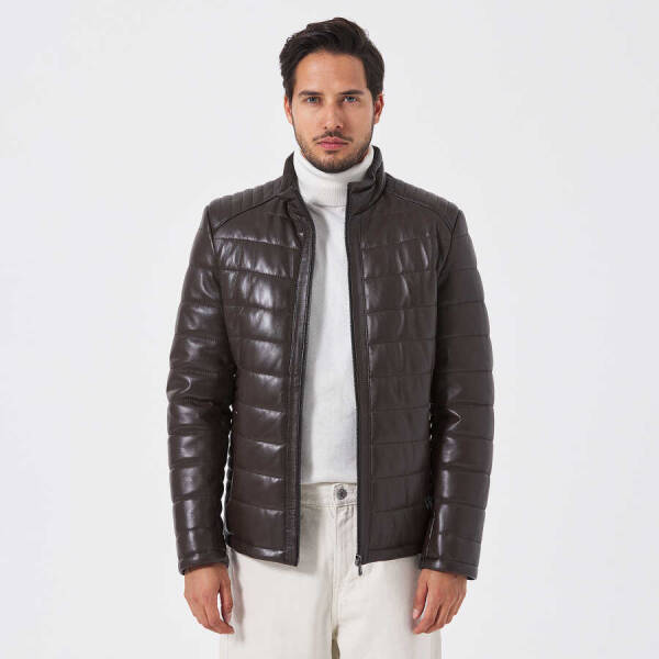 Kahverengi Deri Erkek Deri Mont - E23KDM310514-Q3V - 1