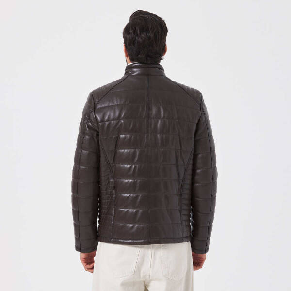 Kahverengi Deri Erkek Deri Mont - E23KDM310514-Q3V - 3