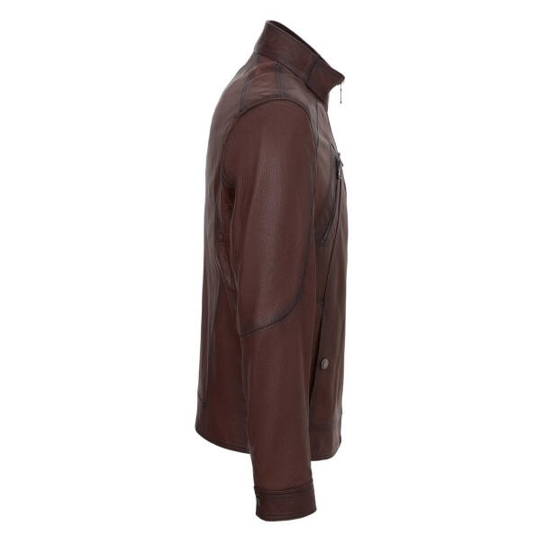 Kahverengi Deri Erkek Deri Mont - E23KDM310524-R4W - 3