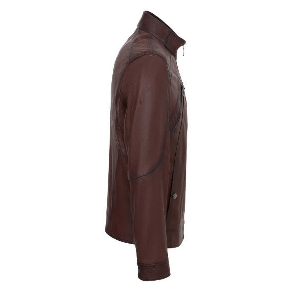 Kahverengi Deri Erkek Deri Mont - E23KDM310524-R4W - 3