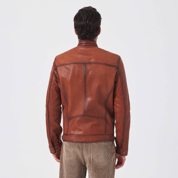 Kahverengi Deri Erkek Deri Mont - E23KDM310542-R47 - 3