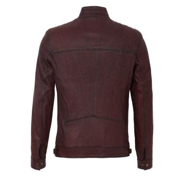 Kahverengi Deri Erkek Deri Mont - E23KDM310542-R4W - 4