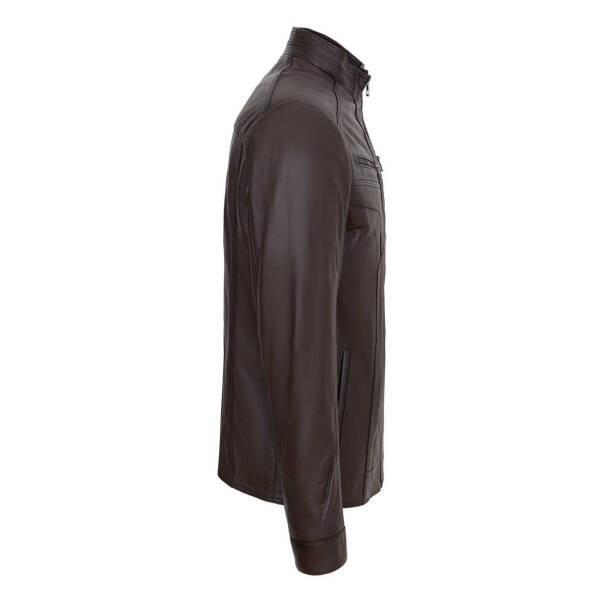 Kahverengi Deri Erkek Deri Mont - E24KDM310574-Q3V - Tergan Four Season