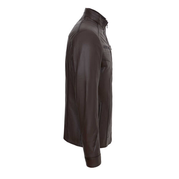 Kahverengi Deri Erkek Deri Mont - E24KDM310574-Q3V - 3