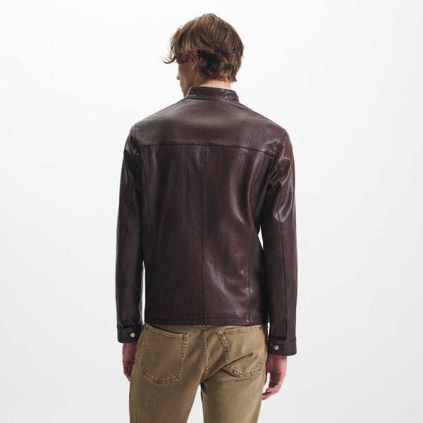 Kahverengi Deri Erkek Deri Mont - E24KDM310591-R4W - 4