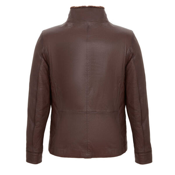 Kahverengi Deri Erkek Deri Mont - E24KKM310593-Q9T - 4