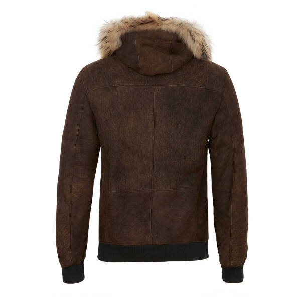 Kahverengi Deri Erkek Deri Mont - E24KKM310595-D38 - 4