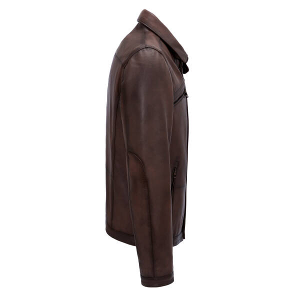 Kahverengi Deri Erkek Deri Mont - E25GRJ310613-202 - 3
