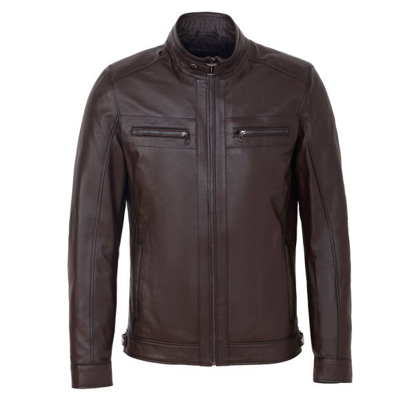 Kahverengi Deri Erkek Deri Mont - E25KDM310604-Q4Q - 1