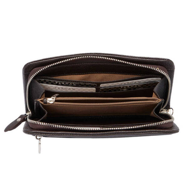 Kahverengi Deri Erkek El Çantası - S1PC00001603-A7P - Tergan