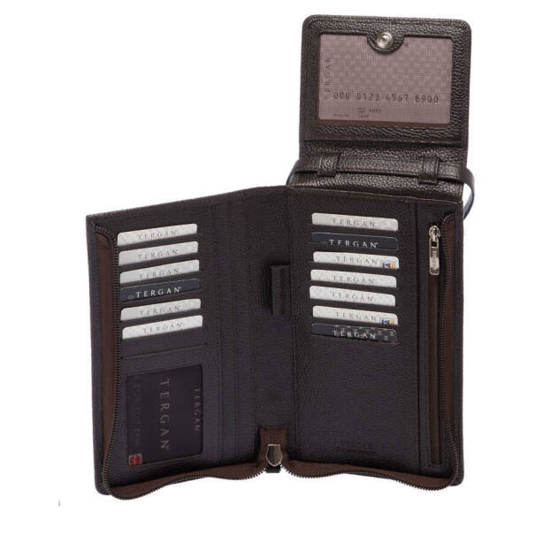 Kahverengi Deri Erkek El Çantası - S1PC00001656-A7P - 4