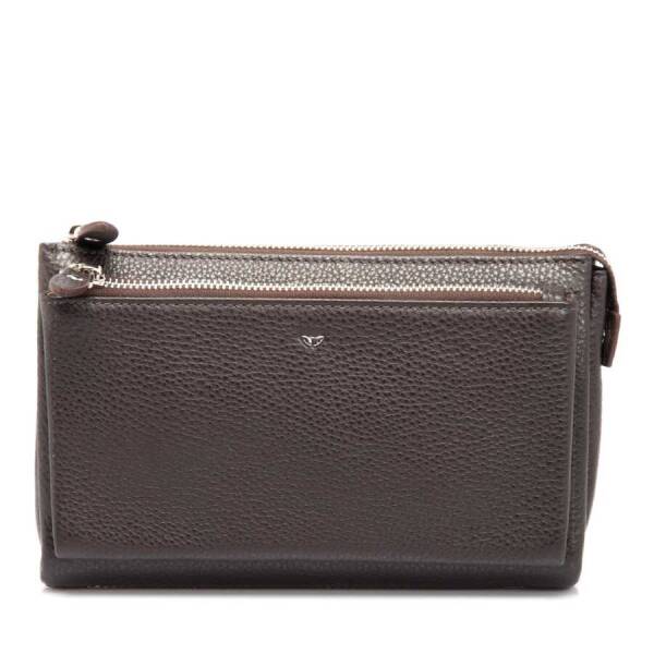 Kahverengi Hakiki Deri Erkek El Çantası - S1PC00021217-A7P - 1