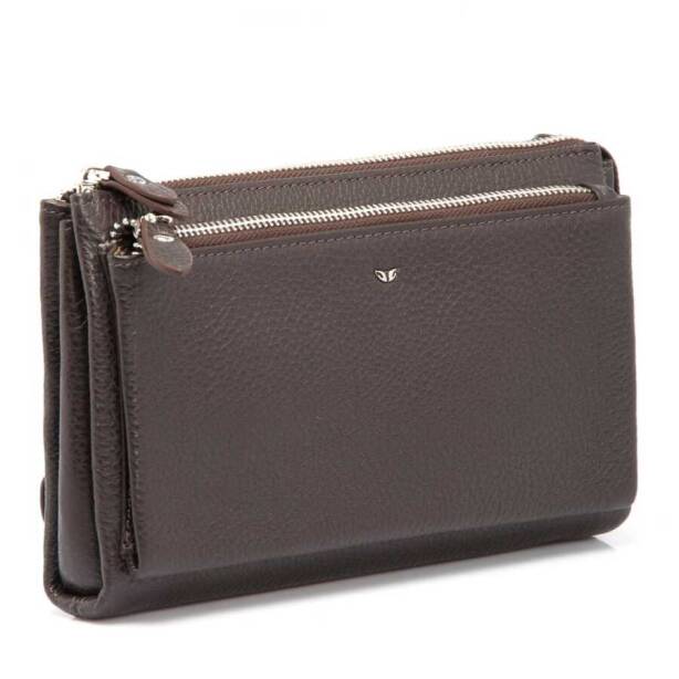 Kahverengi Hakiki Deri Erkek El Çantası - S1PC00021217-A7P - Tergan