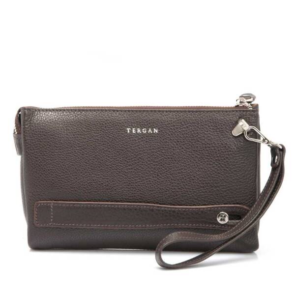 Kahverengi Hakiki Deri Erkek El Çantası - S1PC00021217-A7P - 4