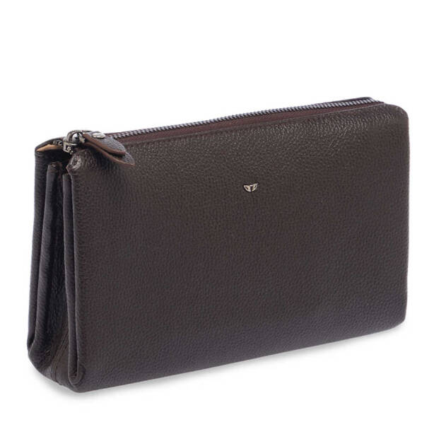 Kahverengi Deri Erkek El Çantası - S1PC00021239-A7P - 2