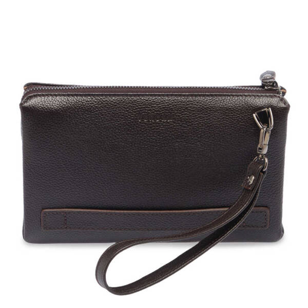 Kahverengi Deri Erkek El Çantası - S1PC00021239-A7P - 3